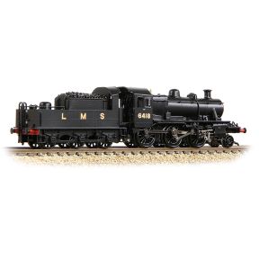 Graham Farish 372-627A N Gauge LMS Ivatt 2MT 6418 LMS Black