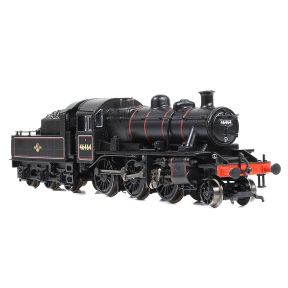 Graham Farish 372-628B N Gauge LMS Ivatt 2MT 46464 BR Lined Black Late Crest