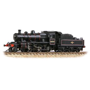 Graham Farish 372-628B N Gauge LMS Ivatt 2MT 46464 BR Lined Black Late Crest