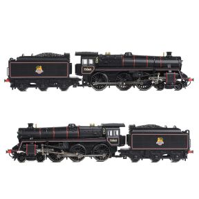 Graham Farish 372-730 N Gauge BR Standard 5MTTender 73065 BR Lined Black Early Emblem BR1C Tender