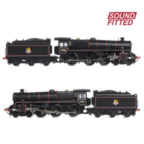 Graham Farish 372-730SF N Gauge BR Standard 5MTTender 73065 BR Lined Black Early Emblem BR1C Tender DCC Sound Fitted