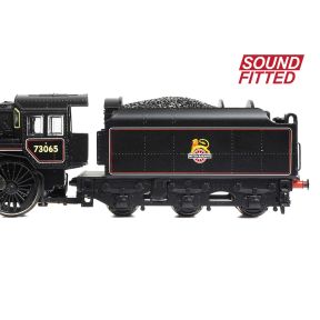 Graham Farish 372-730SF N Gauge BR Standard 5MTTender 73065 BR Lined Black Early Emblem BR1C Tender DCC Sound Fitted