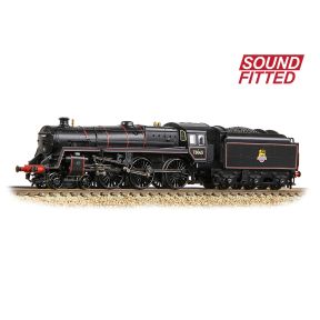 Graham Farish 372-730SF N Gauge BR Standard 5MTTender 73065 BR Lined Black Early Emblem BR1C Tender DCC Sound Fitted