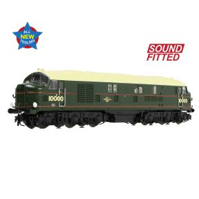 Graham Farish 372-916SF N Gauge LMS 10000 BR Lined Green DCC Sound Fitted