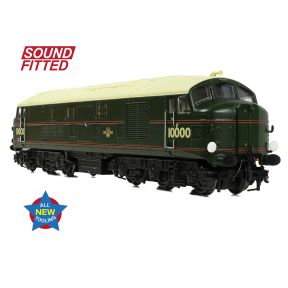 Graham Farish 372-916SF N Gauge LMS 10000 BR Lined Green DCC Sound Fitted