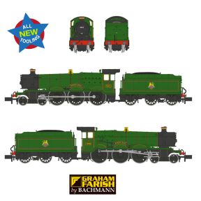 Graham Farish 372-010 N Gauge GW 49xx Hall 4-6-0 4962 'Ragley Hall' BR Green Early Crest