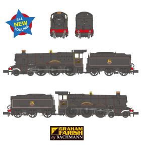 Graham Farish 372-451 N Gauge GW Modified Hall 4-6-0 7904 'Fountains Hall' BR Black Early Crest