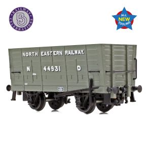 Graham Farish 373-375 N Gauge NER P7 Coal Hopper North Eastern Railway Grey ND