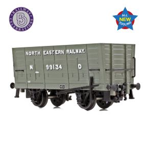 Graham Farish 373-375A N Gauge NER P7 Coal Hopper North Eastern Railway Grey ND