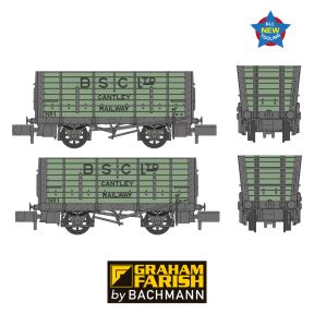 Graham Farish 373-379 N Gauge LNER D12 Coal Hopper BSC Ltd Green