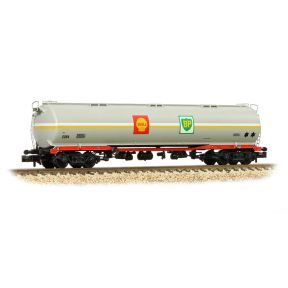 Graham Farish 373-564A N Gauge BR 102 Ton TEA Bogie Tank Wagon Shell/BP Grey 2254