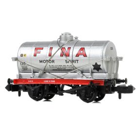 Graham Farish 373-658 N Gauge 14 Ton Tank Wagon Fina Silver No.138