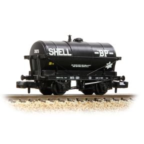 Graham Farish 373-660 N Gauge 14 Ton Tank Wagon Shell/BP Black No.3973