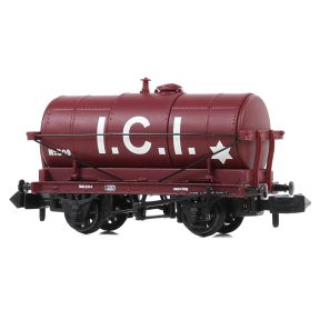 Graham Farish 373-682A N Gauge 14 Ton Tank Wagon ICI Maroon No.309