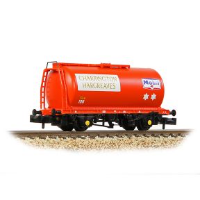 Graham Farish 373-790 N Gauge BR 45T Class B TTA Tank Wagon Charrington Hargreaves/Mobil Red