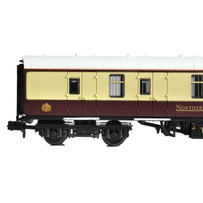 Bachmann 374-040K N Gauge BR Mk1 BG Full Brake Coach Northern Belle Maroon And Cream 92904