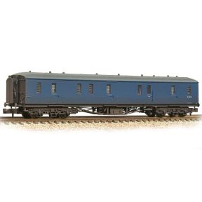 Graham Farish 374-587 N Gauge GW Hawksworth Full Brake BR Blue W333W Weathered