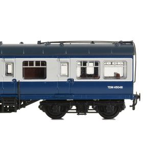 Graham Farish 374-878 N Gauge LMS 50ft Inspection Saloon BR Blue & Grey