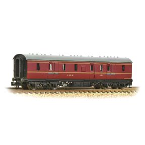 Graham Farish 374-885A LMS Stanier 50ft Full Brake LMS Crimson Lake