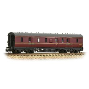 Graham Farish 374-889A N Gauge LMS Stanier 50ft Full Brake BR Maroon M31248M