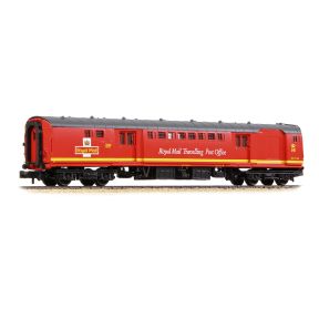Graham Farish 374-900A N Gauge BR Mk1 POS Post Office Sorting Van Royal Mail Travelling Post Office Red 80318