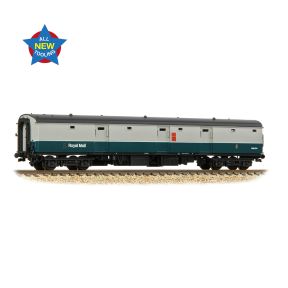 Graham Farish 374-965A N Gauge BR Mk1 NTX Ex-POT Post Office Tender Stowage BR Blue And Grey Royal Mail W80424