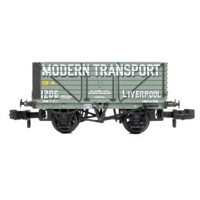Graham Farish 377-129 N Gauge 8 Plank Wagon End Door Modern Transport Liverpool Grey No.1206