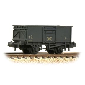 Graham Farish 377-228 N Gauge BR 16T Steel Mineral Wagon Top Flap Doors NCB Grey