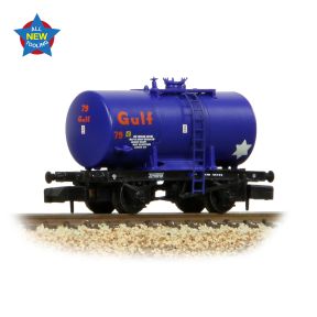 Graham Farish 378-001 N Gauge 14 Ton Anchor Mounted Tank Wagon Gulf Blue No.79