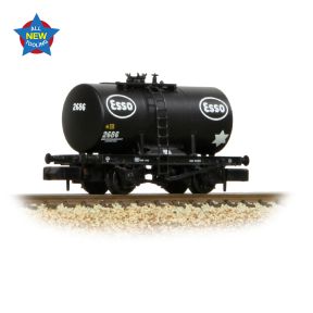 Graham Farish 378-005A N Gauge 20 Ton Anchor Mounted Tank Wagon Esso Black No.2686