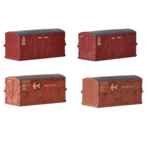 Graham Farish 379-393 Type BD Containers BR Bauxite x2 & Type BD Containers