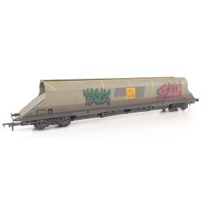 Bachmann 38-034-SH OO Gauge HHA Bogie Hopper Wagon Colas Weathered With Graffiti