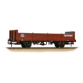 Bachmann 38-044A OO Gauge BR OBA Open Wagon Low Ends BR Freight Brown Railfreight 110004