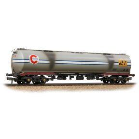 Bachmann 38-109A OO Gauge BR 102 Ton TEA Bogie Tank Wagon Jet-Conoco Light Grey Weathered