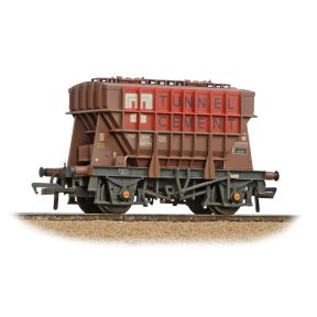 Bachmann 38-274 OO Gauge BR 22 Ton CPV Presflo Bulk Powder Wagon BR Bauxite Tunnel Cement Weathered