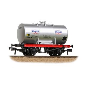 Bachmann 38-782 OO Gauge 20 Ton Anchor Mounted Tank Wagon Mobil Silver