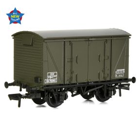 Bachmann 38-875 OO Gauge BR 12T Vanwide Ventilated Van BR Departmental Olive Green