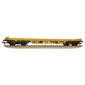 Bachmann 38-903 OO Gauge BR Carflat Railease Yellow PFB