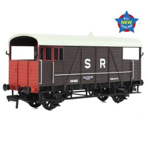 Bachmann 38-916 OO Gauge SE&CR 25T Dance Hall Brake Van SR Brown