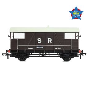 Bachmann 38-916 OO Gauge SE&CR 25T Dance Hall Brake Van SR Brown