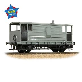 Bachmann 38-976 OO Gauge LMS 20 Ton Brake Van LMS Grey