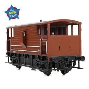 Bachmann 38-977 OO Gauge LMS 20 Ton Brake Van Early BR Bauxite