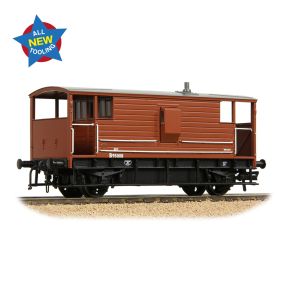 Bachmann 38-977 OO Gauge LMS 20 Ton Brake Van Early BR Bauxite