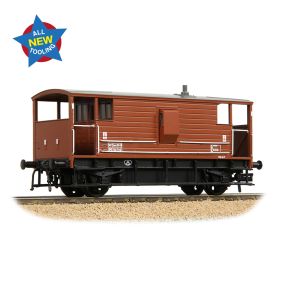 Bachmann 38-978 OO Gauge LMS 20 Ton Brake Van Late BR Bauxite