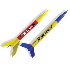 Estes 1499 Rascal & Hi-Jinks Flying Model Rockets With Launch Set