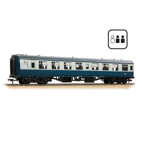 Bachmann 39-050HPF OO Gauge BR Mk1 TSO Tourist Second Open Coach BR Blue And Grey Passengers Fitted M4921