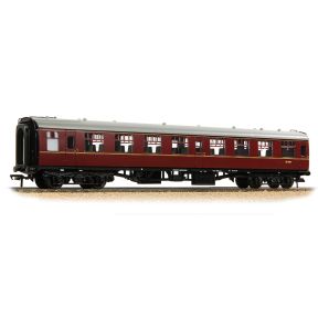 Bachmann 39-060PF OO Gauge BR Mk1 TSO Tourist Second Open Coach BR Maroon Passengers Fitted SC4257