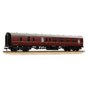 Bachmann 39-084 OO Gauge BR Mk1 BSK Brake Second Corridor Coach BR Maroon SC35393