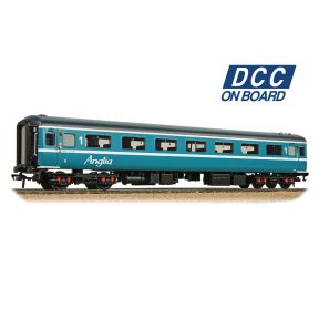 Bachmann 39-651DC OO Gauge BR Mk2F FO First Open Coach Anglia 3336
