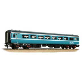 Bachmann 39-676 OO Gauge BR Mk2F TSO Tourist Second Open Coach Anglia 5921